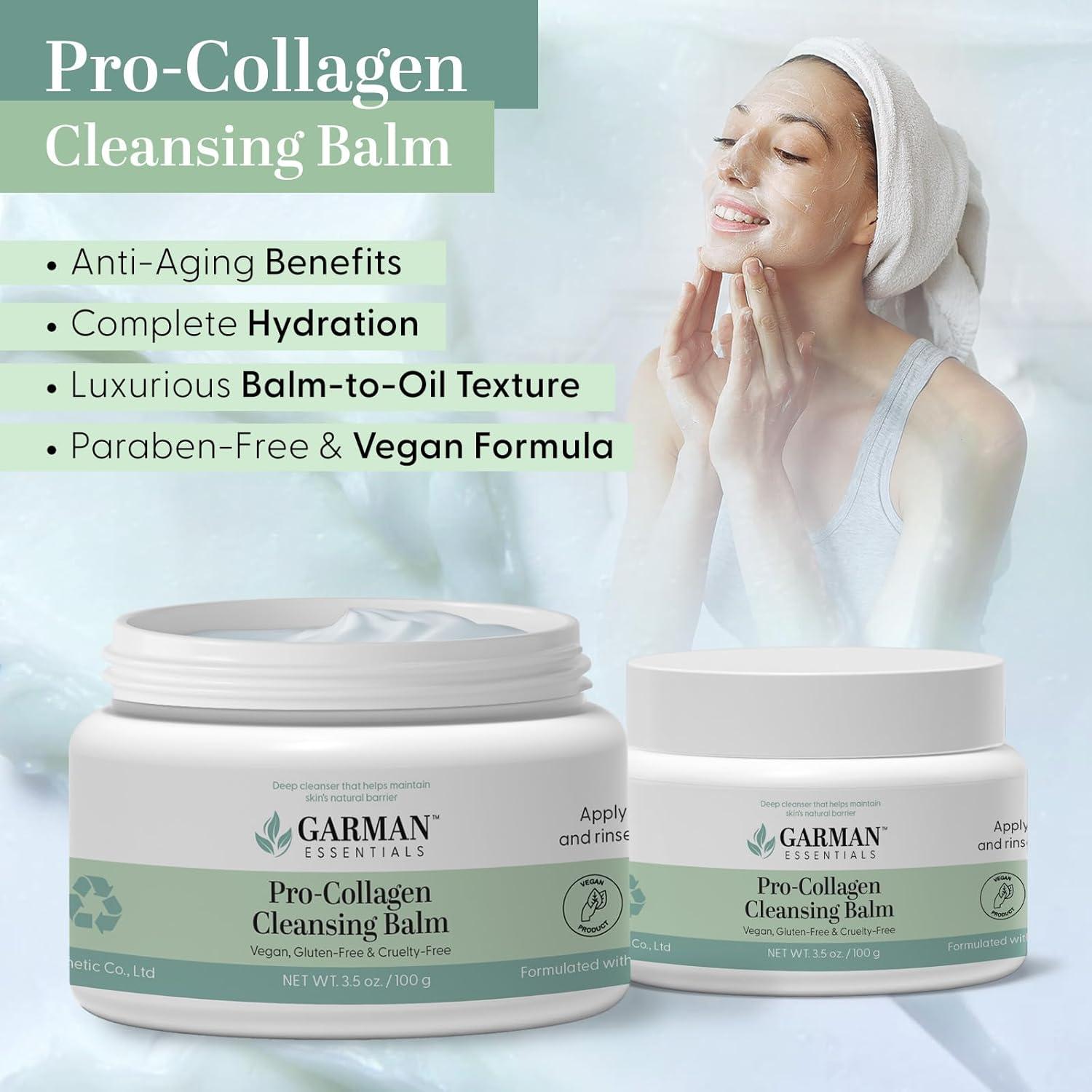 Bálsamo Limpiador Facial Garman Essentials 163g - Orgánico y Suave