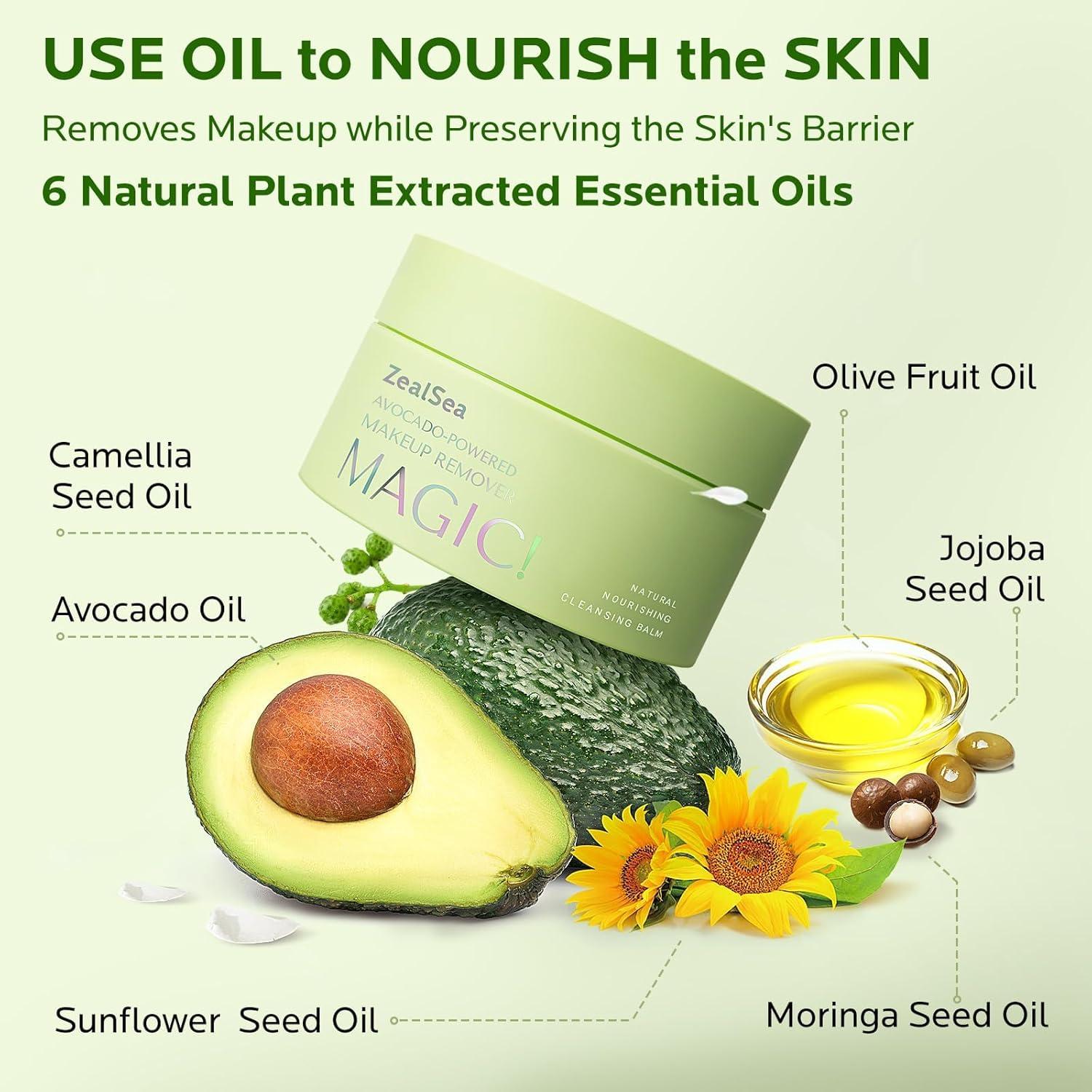 Bálsamo Desmaquillante ZealSea 99.22 g - Limpiador Facial Suave