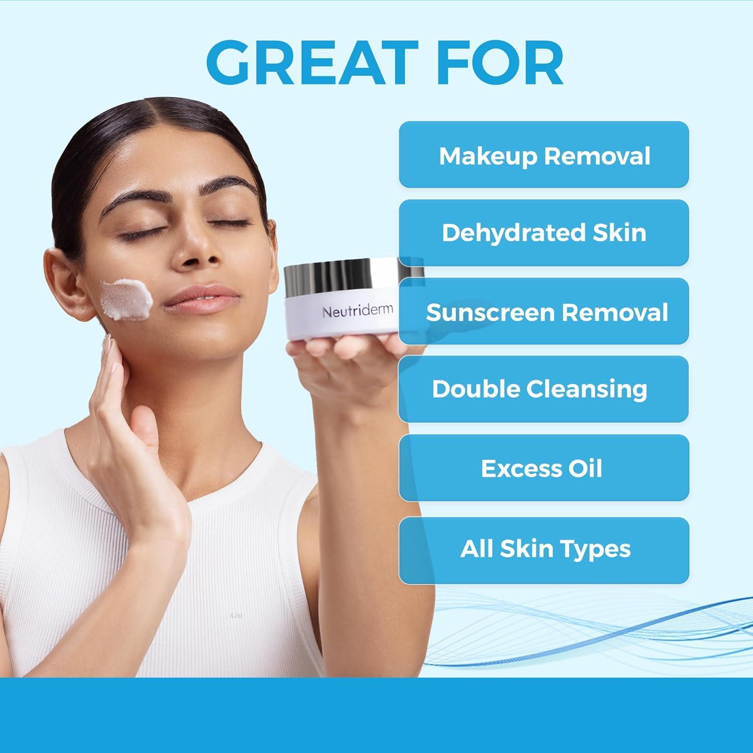 Bálsamo Limpiador Neutriderm 80g - Desmaquillante Hidratante