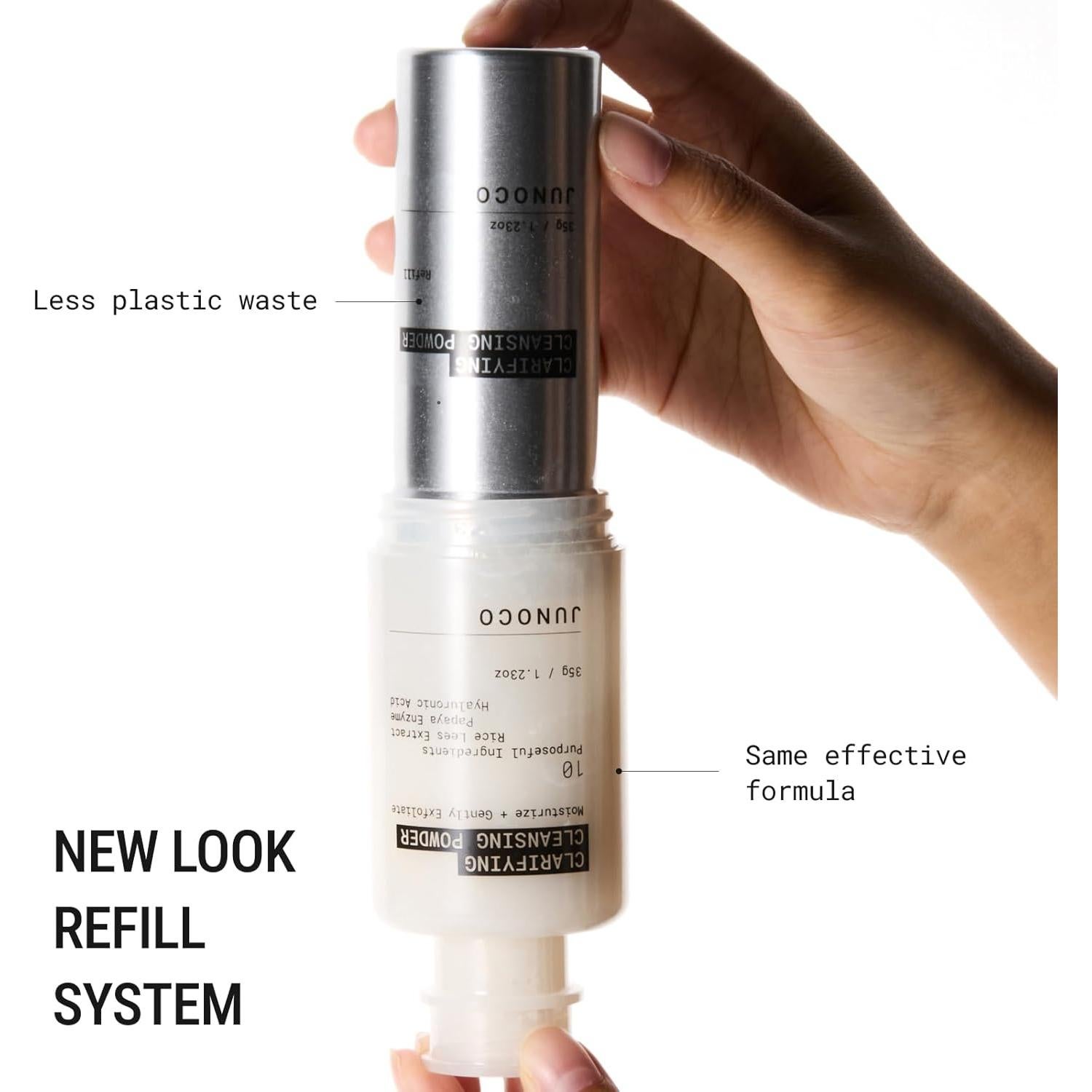 Limpiador Facial en Polvo JUNO & Co. JADE 108g Exfoliante Suave