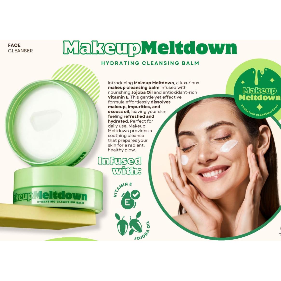 Bálsamo Limpiador Makeup Meltdown OZ LAB 99.22 g Hidratante