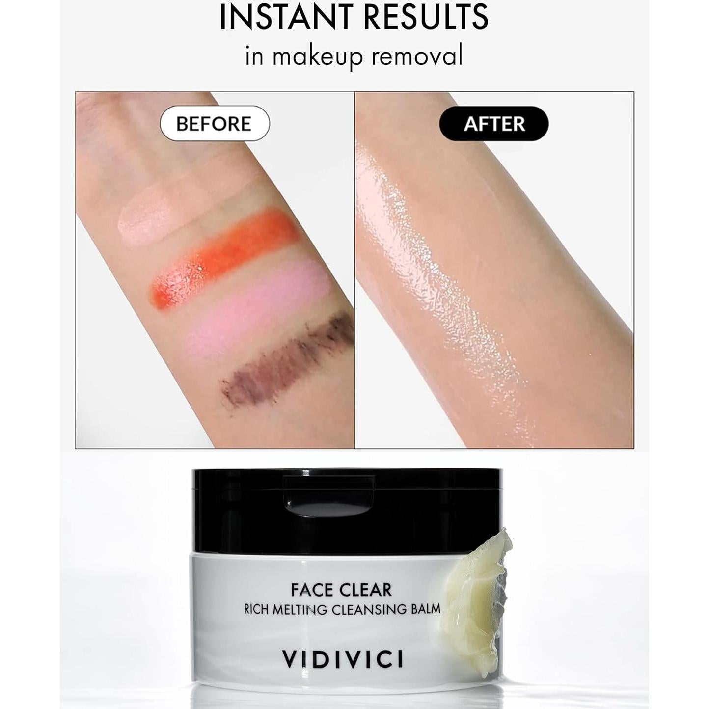 Limpiador Facial Balsámico VIDIVICI 95.7g - Desmaquillante Suave