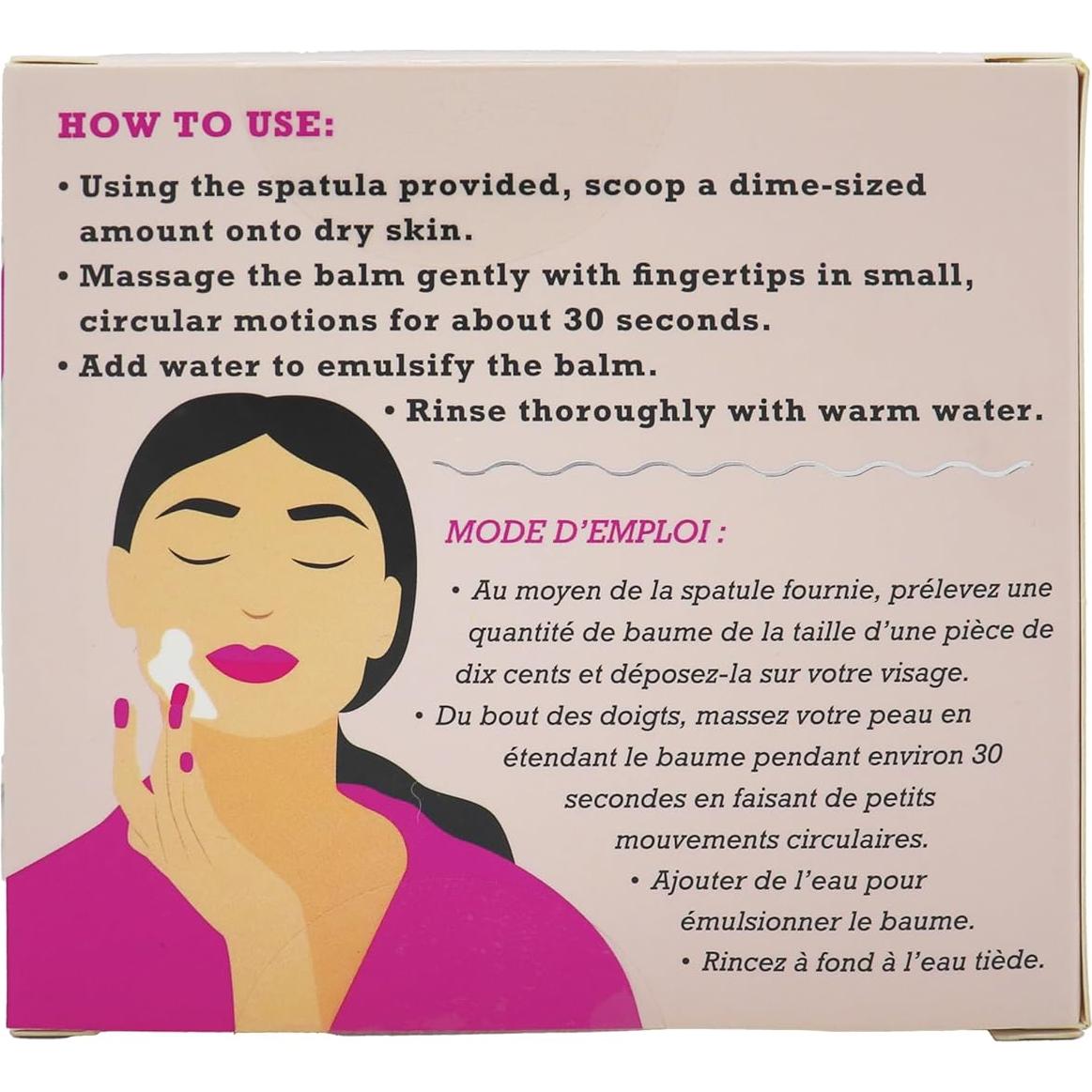 Bálsamo Desmaquillante ERASE YOUR FACE 100 ml - Hidratante con Vitamina E y Rosa