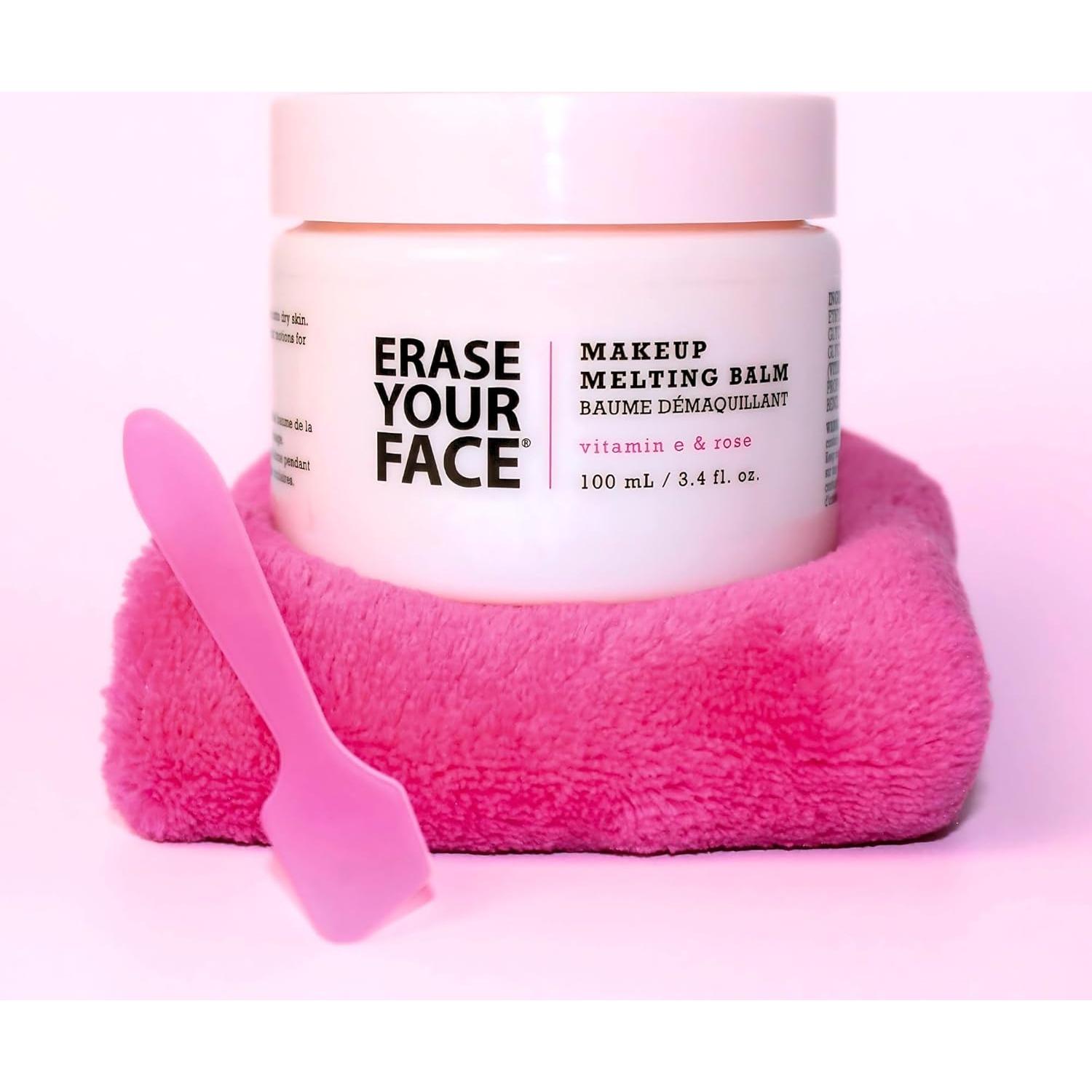 Bálsamo Desmaquillante ERASE YOUR FACE 100 ml - Hidratante con Vitamina E y Rosa