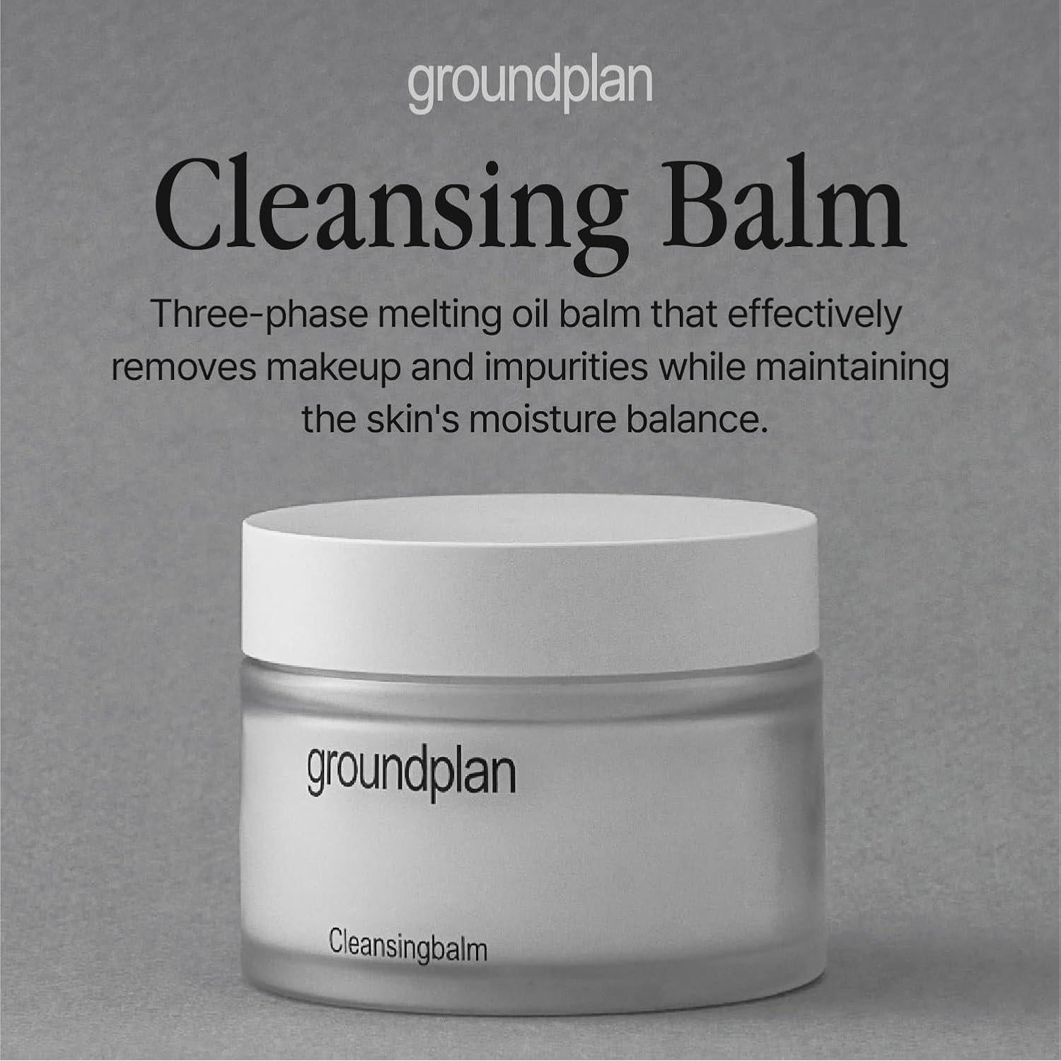 Bálsamo Limpiador Facial Groundplan 90g - Elimina Maquillaje