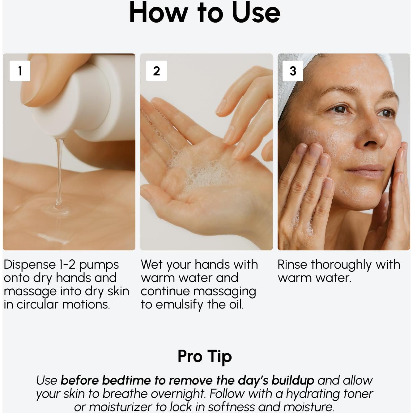 Aceite Limpiador Profundo MAREE 199g - Piel Sensible y No Comedogénico