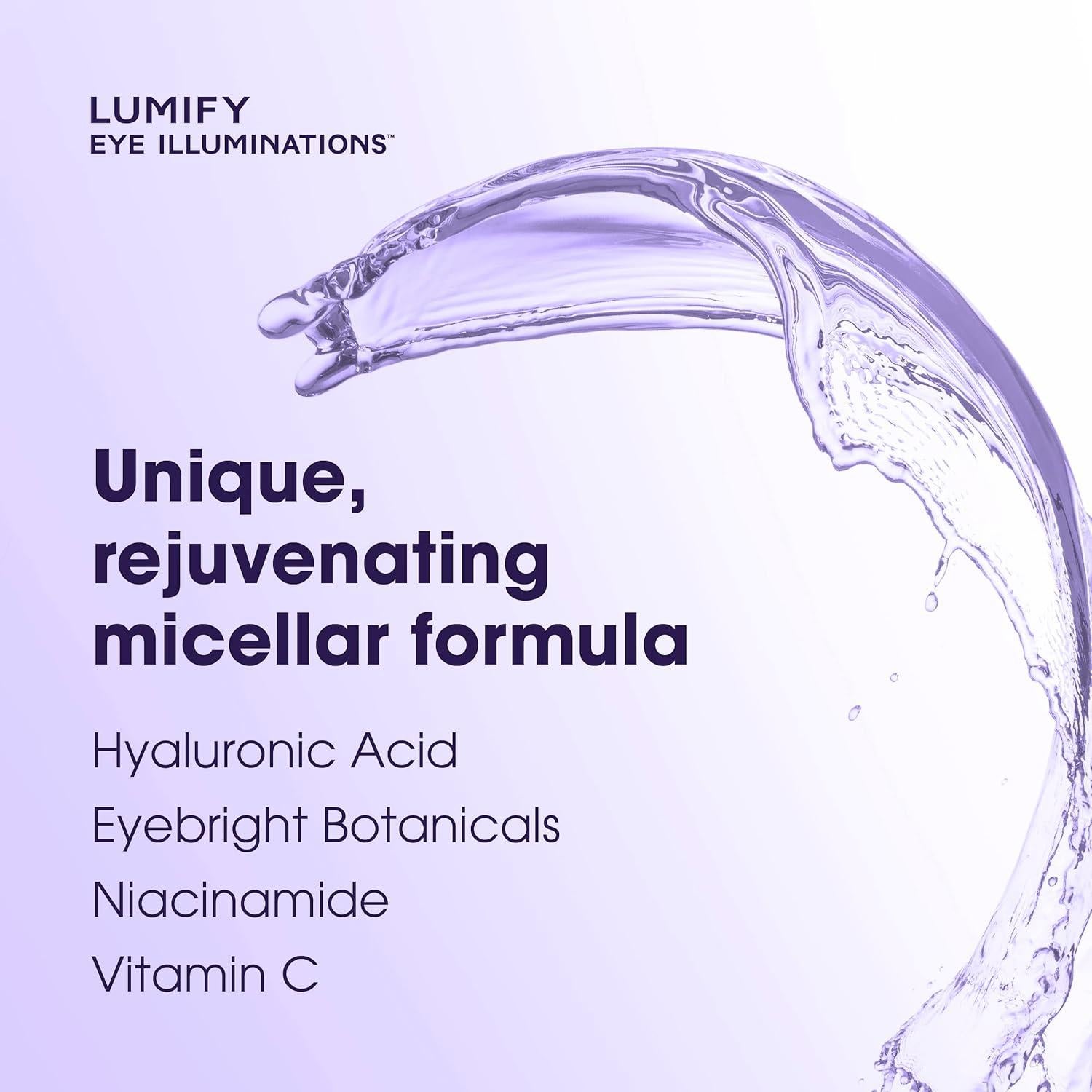 Agua Micelar Desmaquillante LUMIFY Bausch + Lomb 160 mL