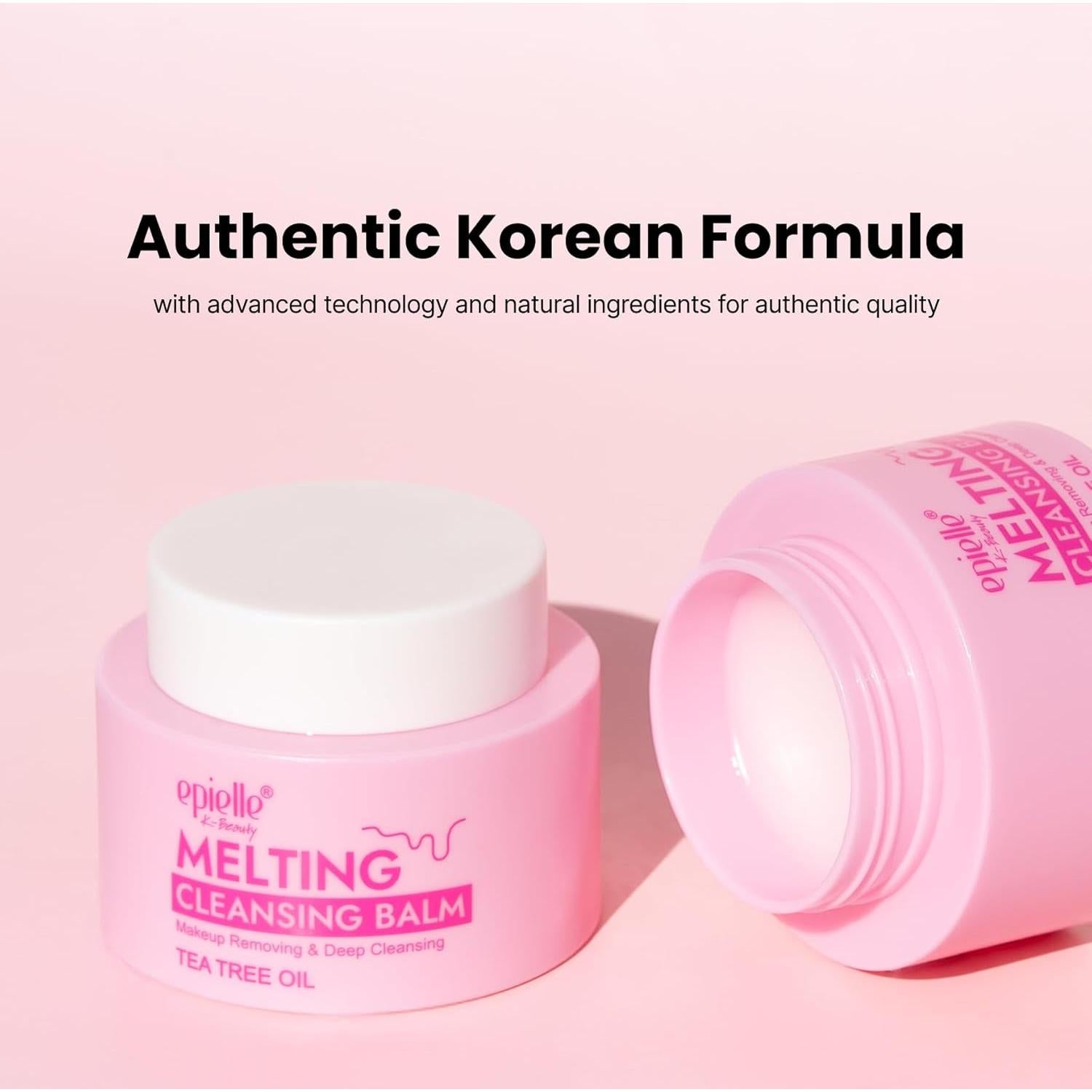 Bálsamo Limpiador Derretido Epielle 29.57g - Desmaquillante Hidratante