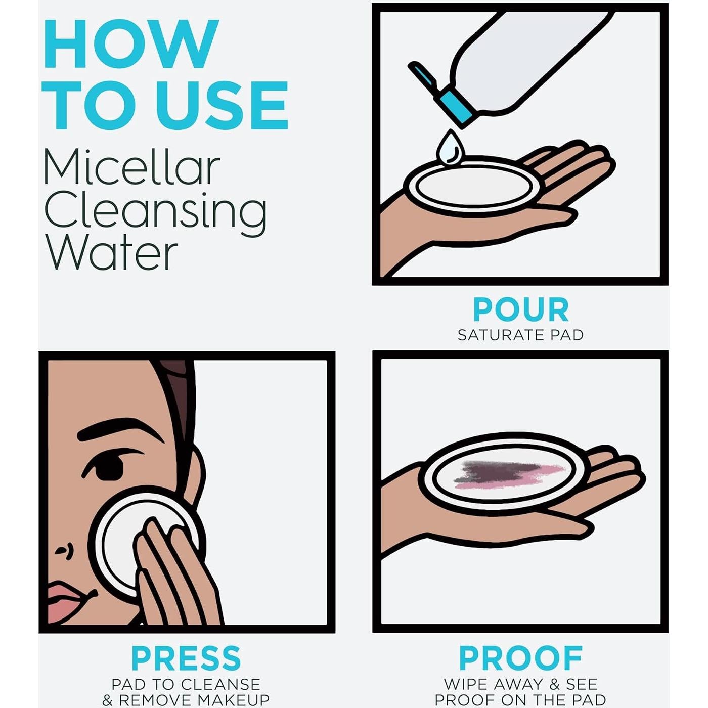 Agua Micelar Garnier 400ml Limpiador Facial Vegano Piel Sensible