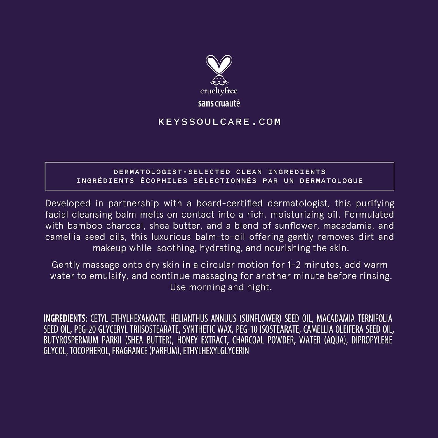 Bálsamo Limpiador Nutritivo Keys Soulcare 80g - Hidrata y Elimina Impurezas