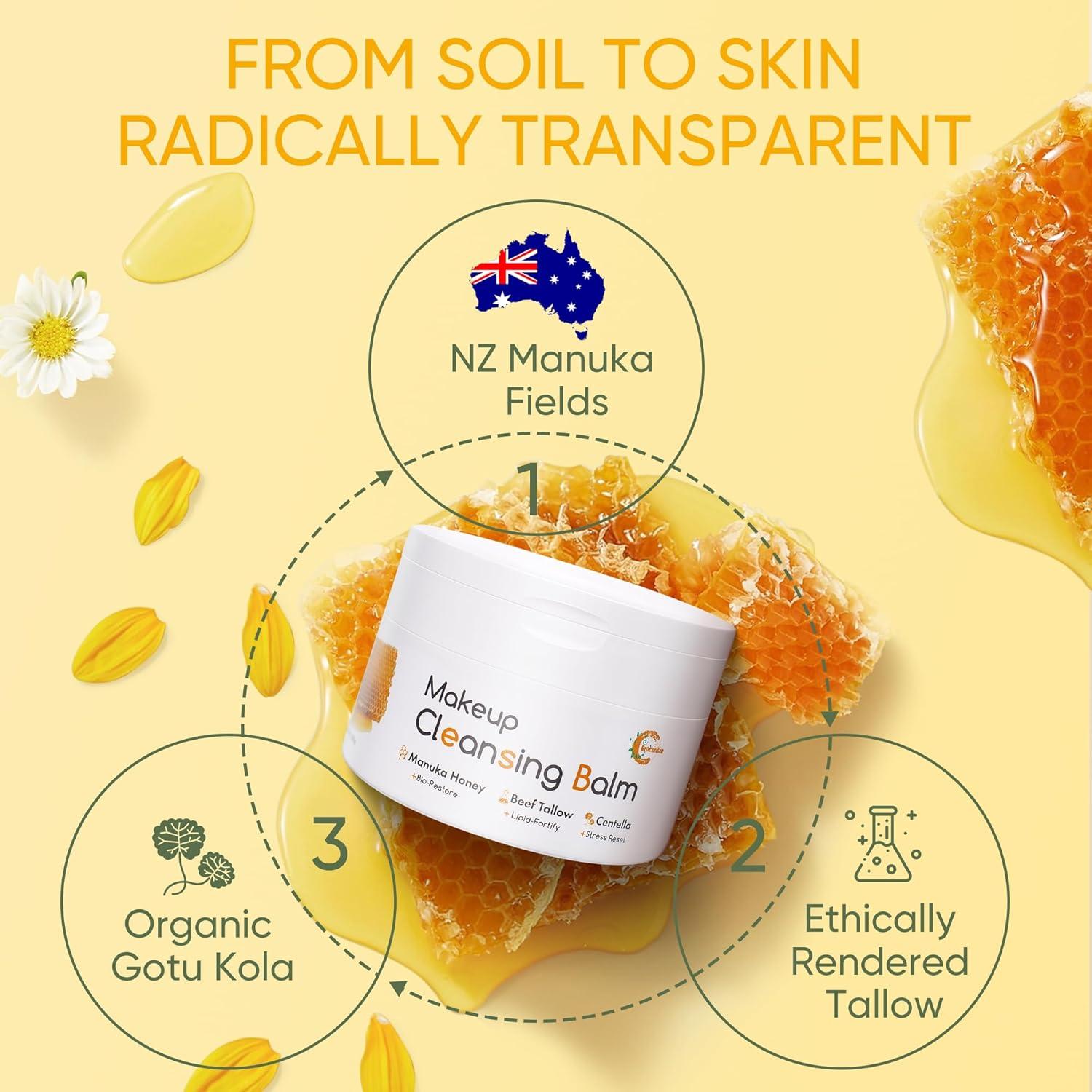 Desmaquillante Balsamo Limpiador Grocerism 100g Miel de Manuka