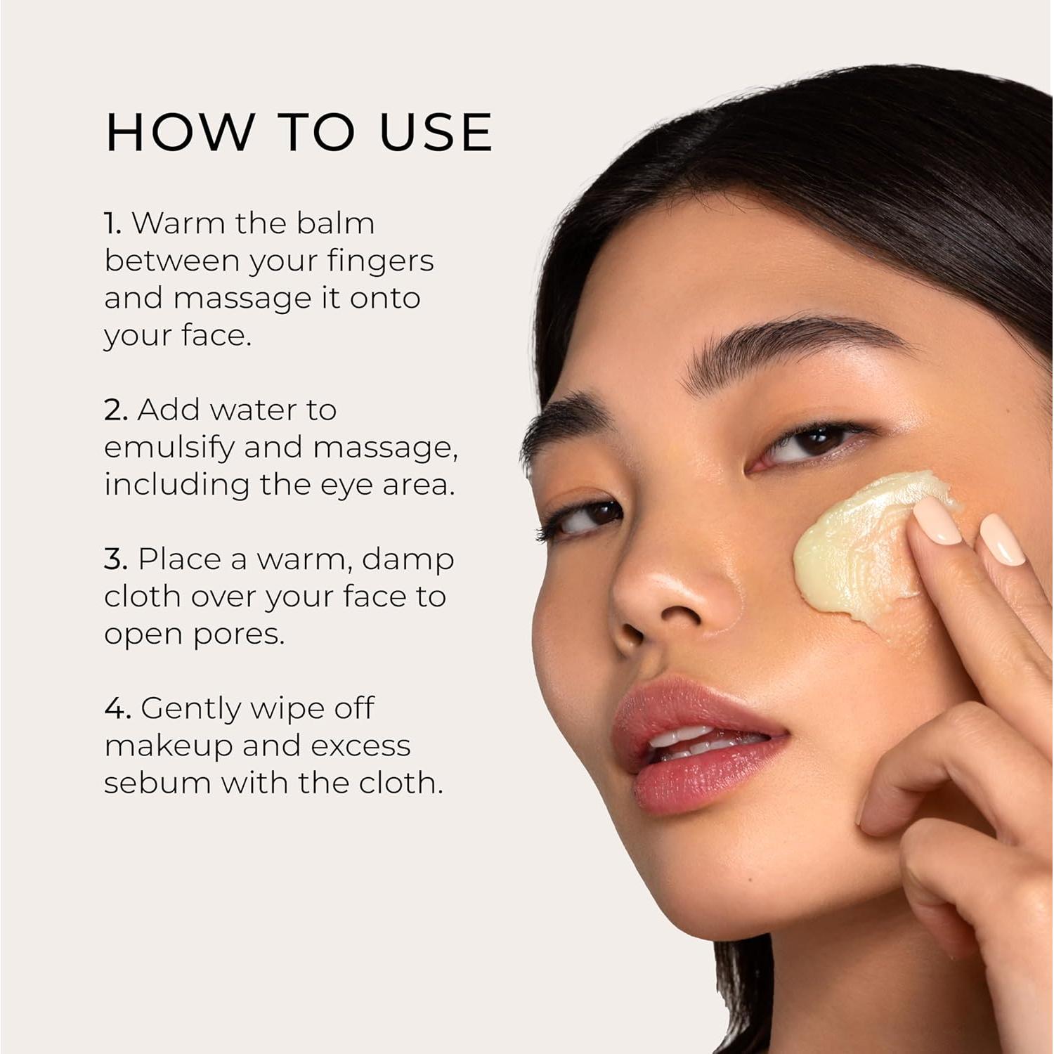 Bálsamo Limpiador Facial Vegano Yepoda 80g - Desmaquillante Suave