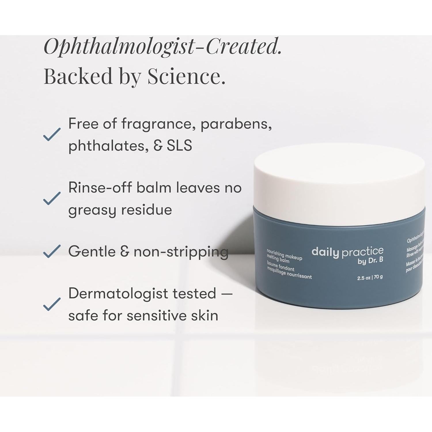 Bálsamo Limpiador Dr. B 85 g - Removedor de Maquillaje Hidratante