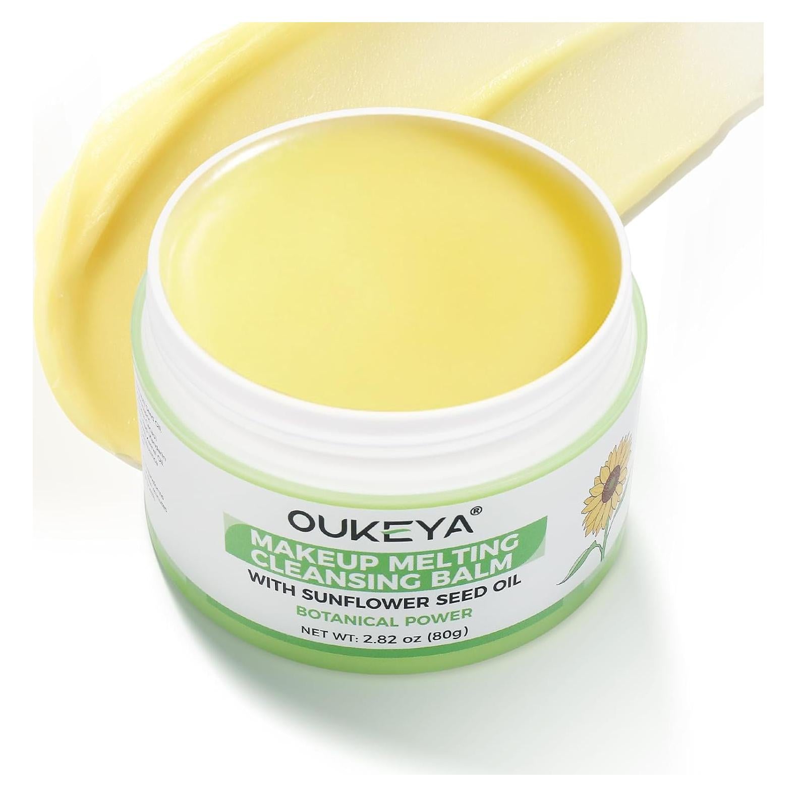 Bálsamo Limpiador OUKEYA 80g - Desmaquillante Natural para Piel Sensible