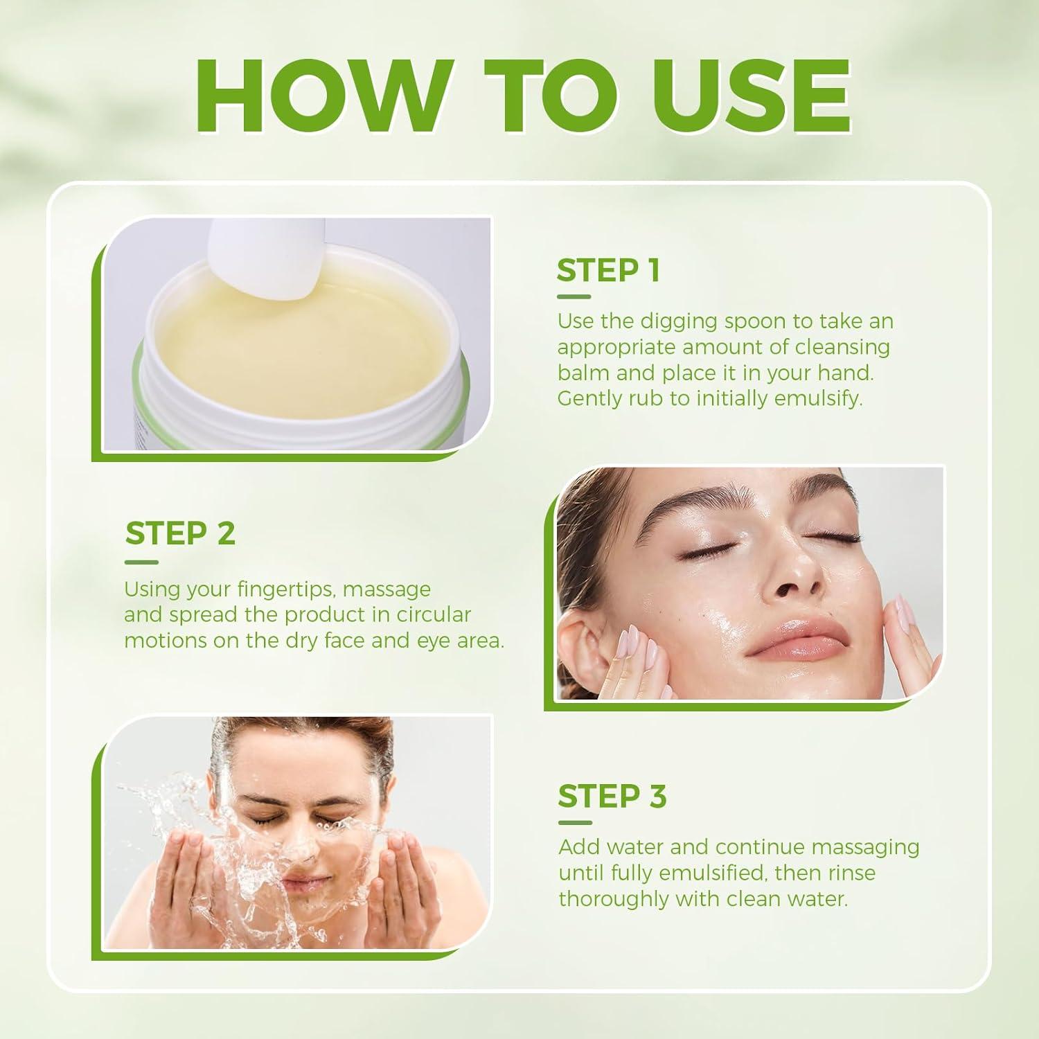 Bálsamo Limpiador OUKEYA 80g - Desmaquillante Natural para Piel Sensible