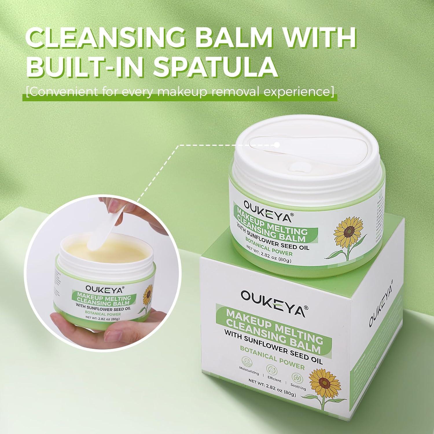 Bálsamo Limpiador OUKEYA 80g - Desmaquillante Natural para Piel Sensible