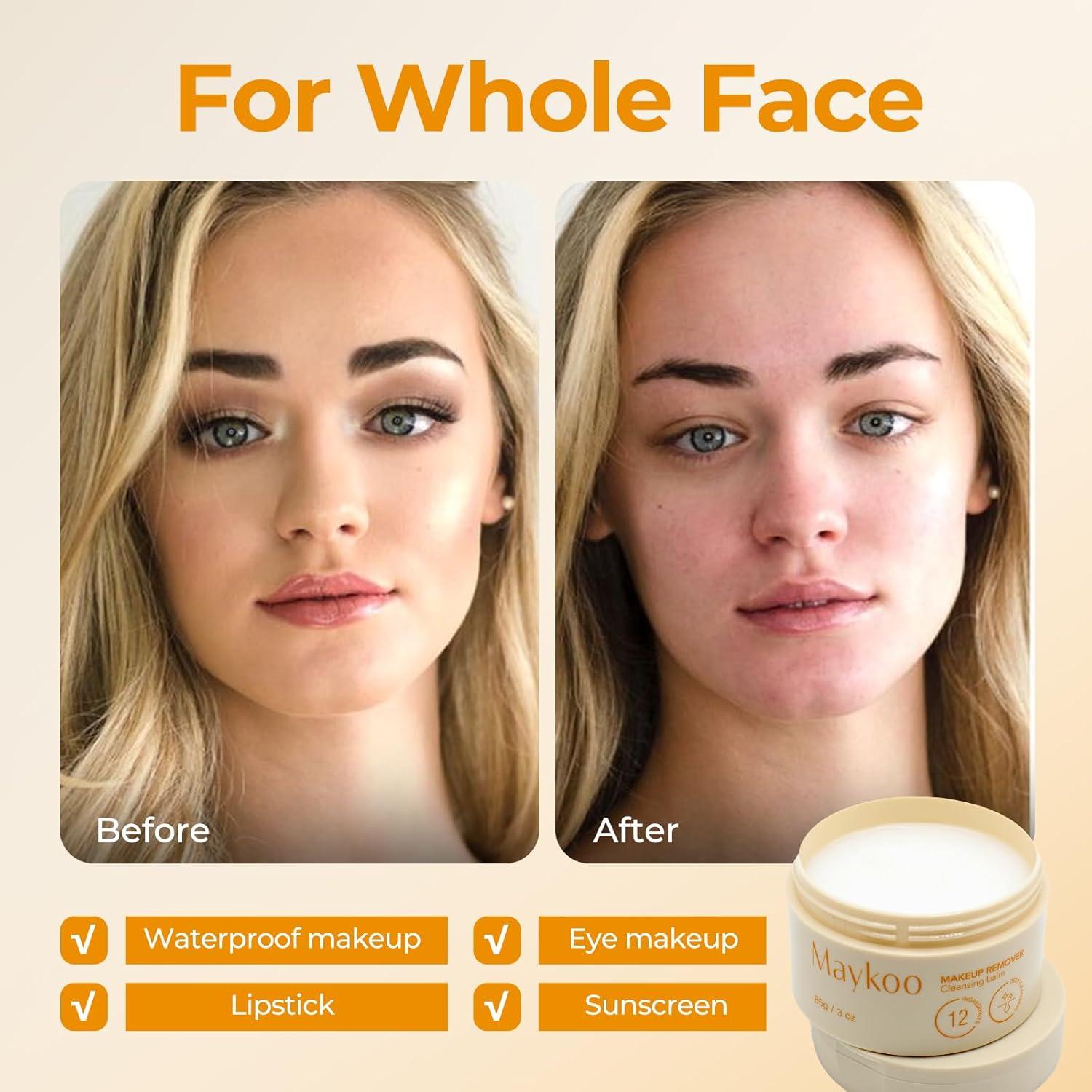 Bálsamo Desmaquillante Hidratante MAYKOO 85 g - Limpieza Profunda