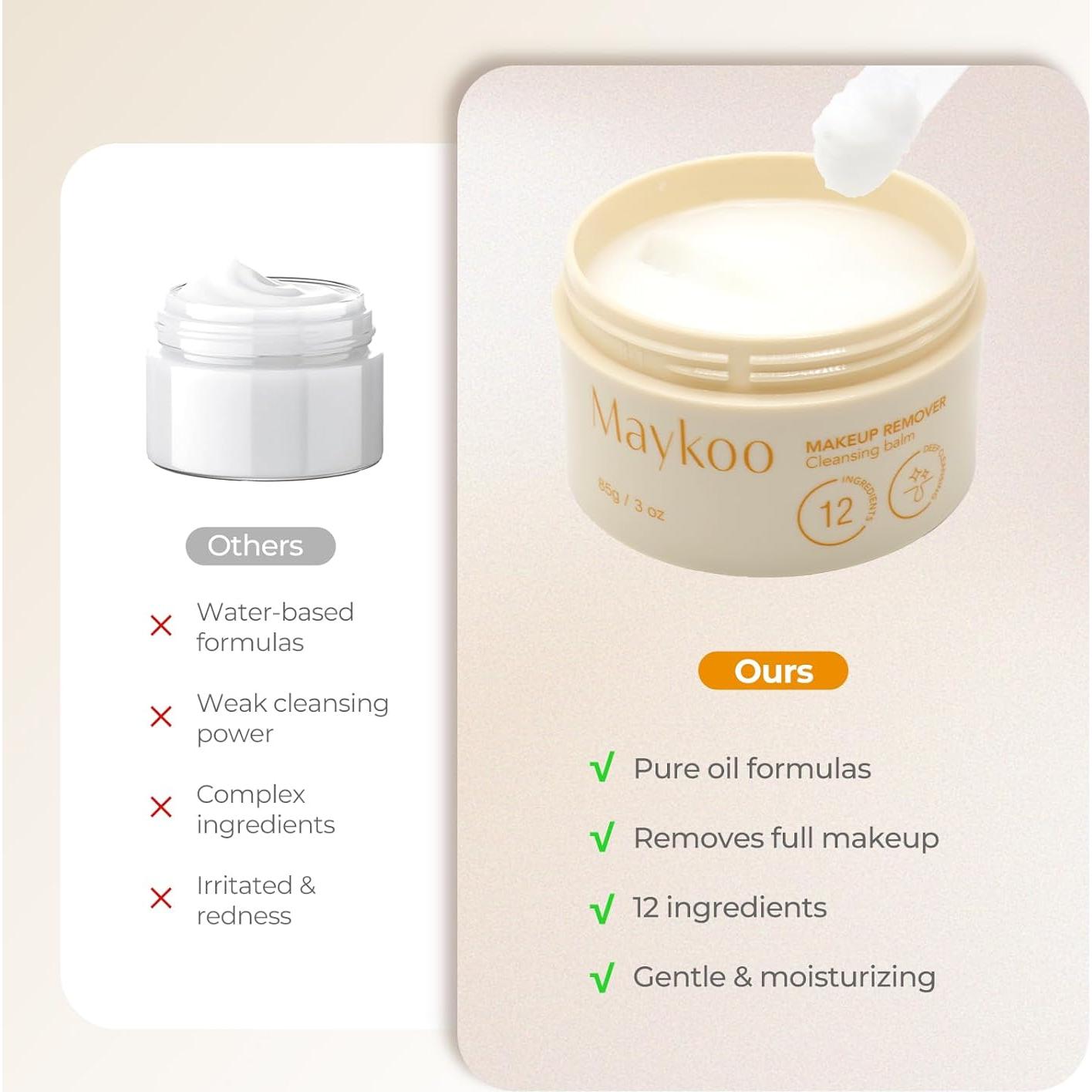 Bálsamo Desmaquillante Hidratante MAYKOO 85 g - Limpieza Profunda