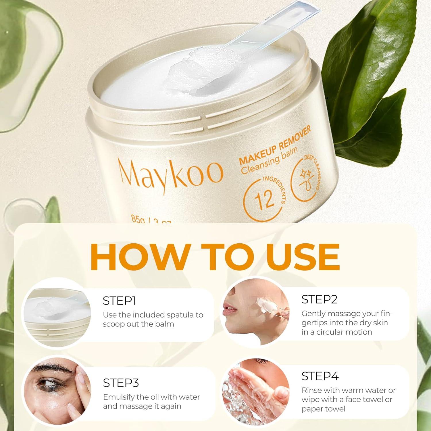 Bálsamo Desmaquillante Hidratante MAYKOO 85 g - Limpieza Profunda