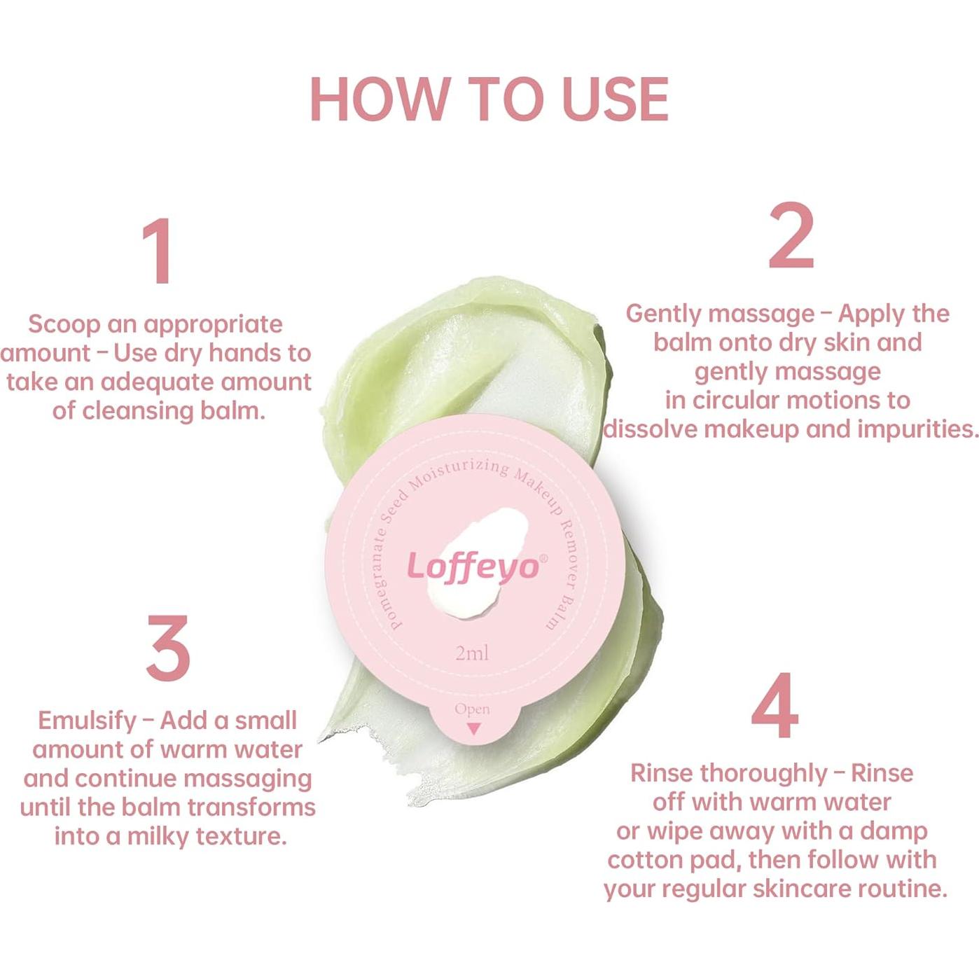 30 Cápsulas Balsamo Limpiador Viaje Granada Suave Hidratante