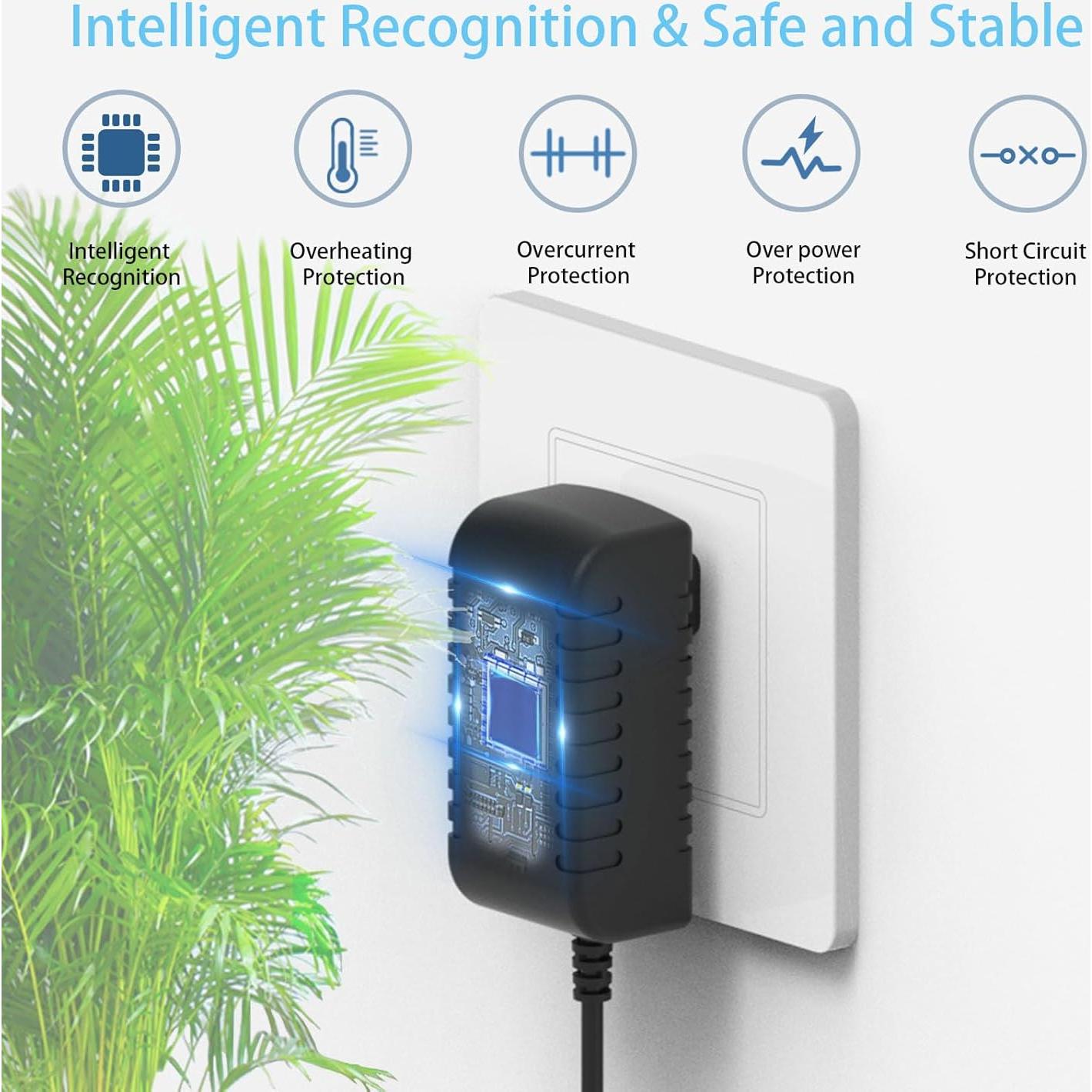 Cargador USB para Waterpik WP360 WP400 3V 5FT Negro