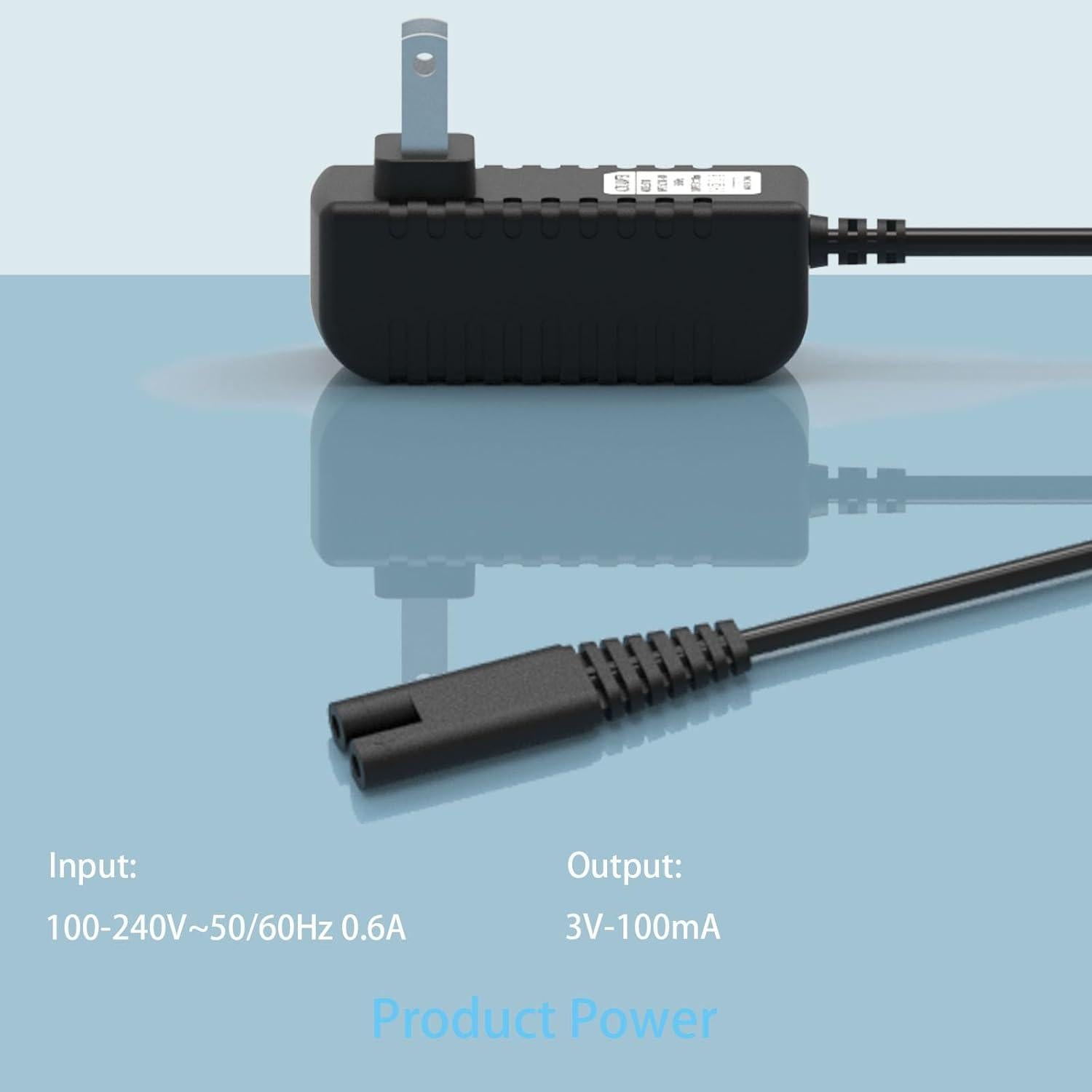 Cargador USB para Waterpik WP360 WP400 3V 5FT Negro