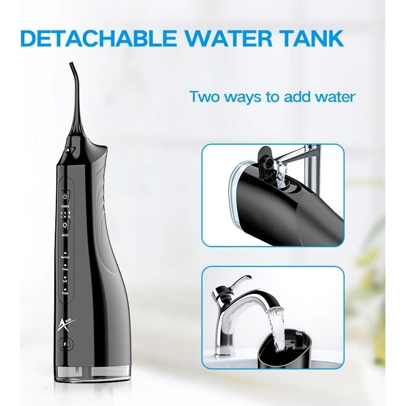 Irrigador Dental ZEXIS ZX-300 Recargable IPX7 310mL 6 Puntas