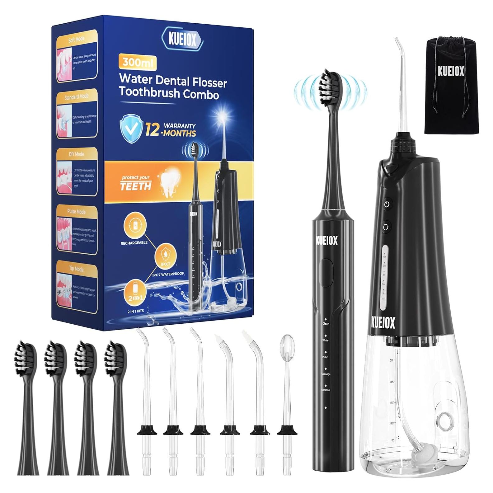 Cepillo de dientes eléctrico KUEIOX CP-01 con irrigador 320ml