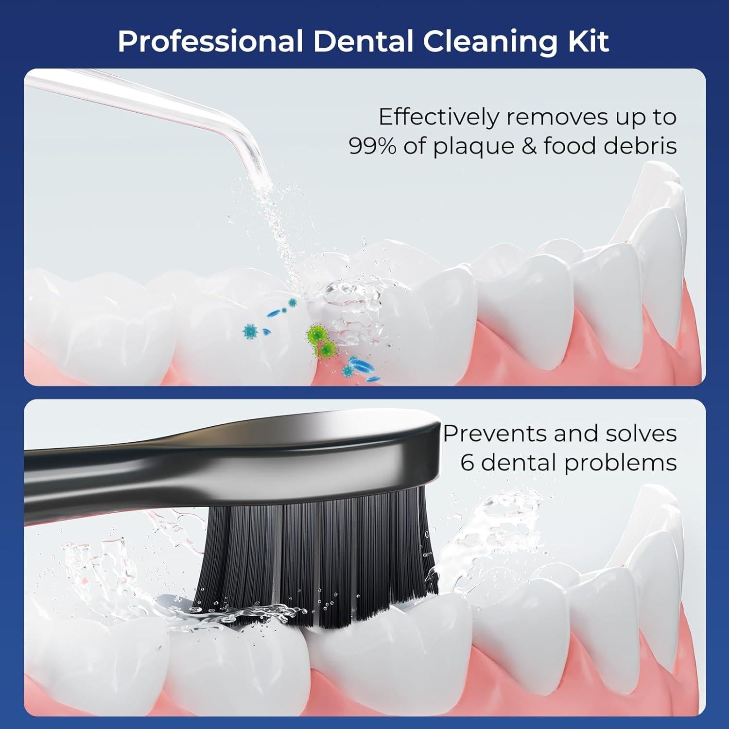 Cepillo de dientes eléctrico KUEIOX CP-01 con irrigador 320ml