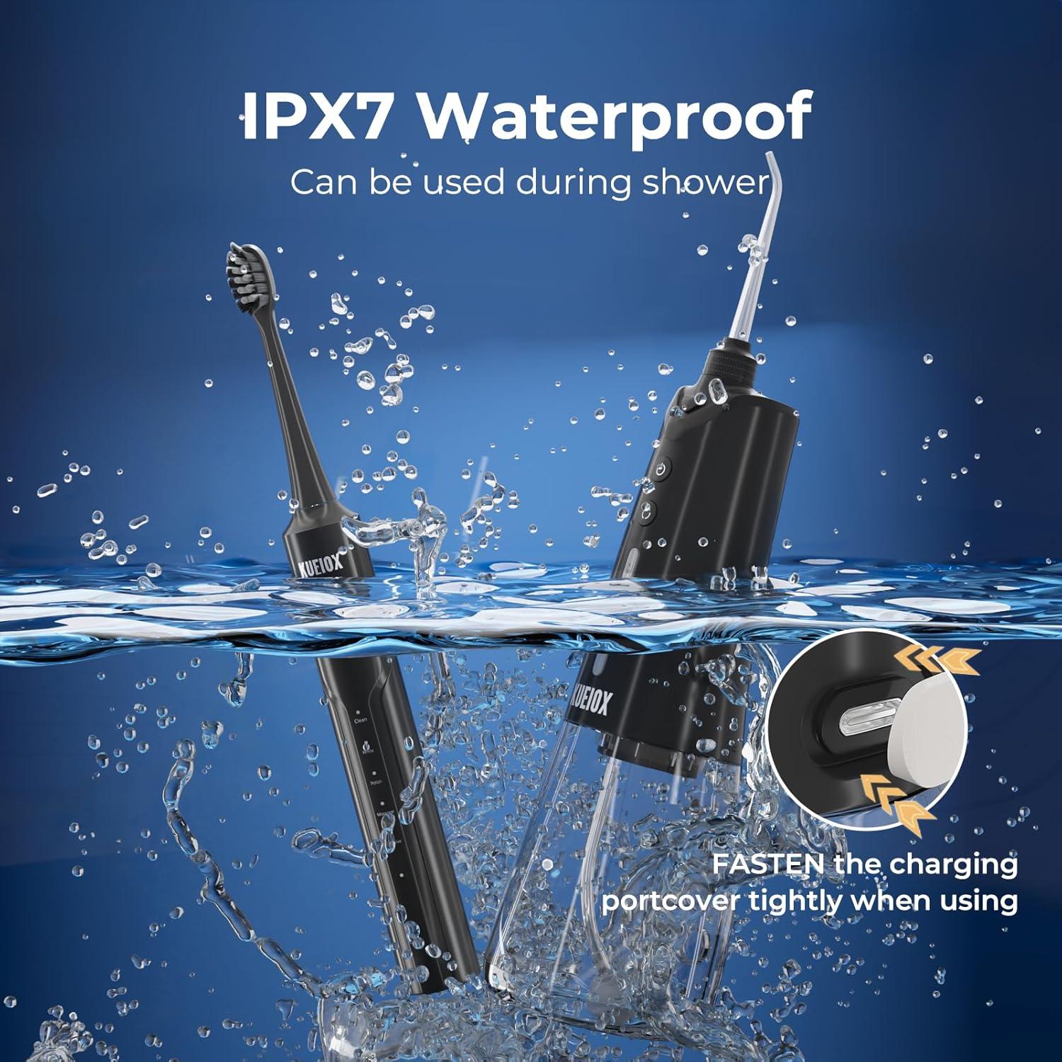 Cepillo de dientes eléctrico KUEIOX CP-01 con irrigador 320ml