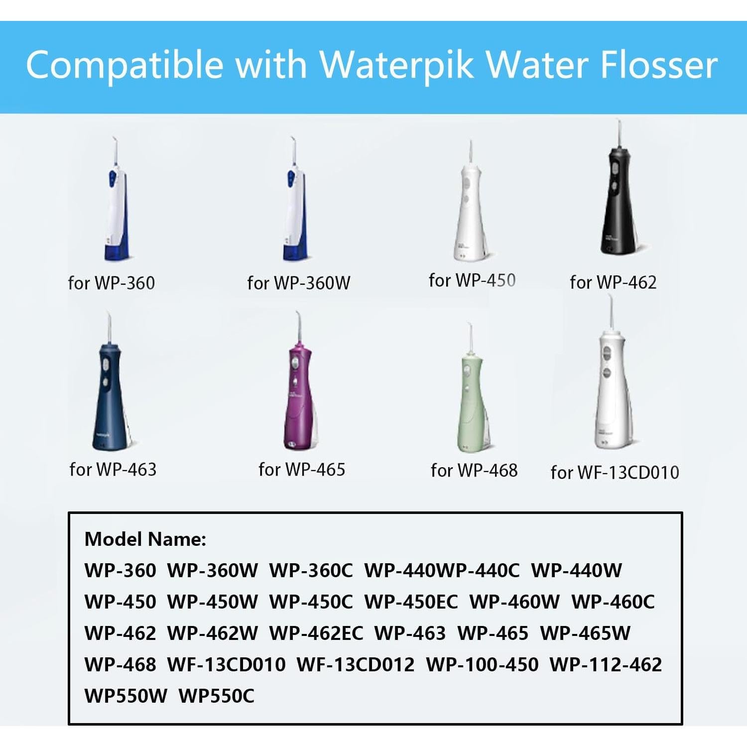 Cable de Cargador de Reemplazo Waterpik WP-400 WP-360 WF-13