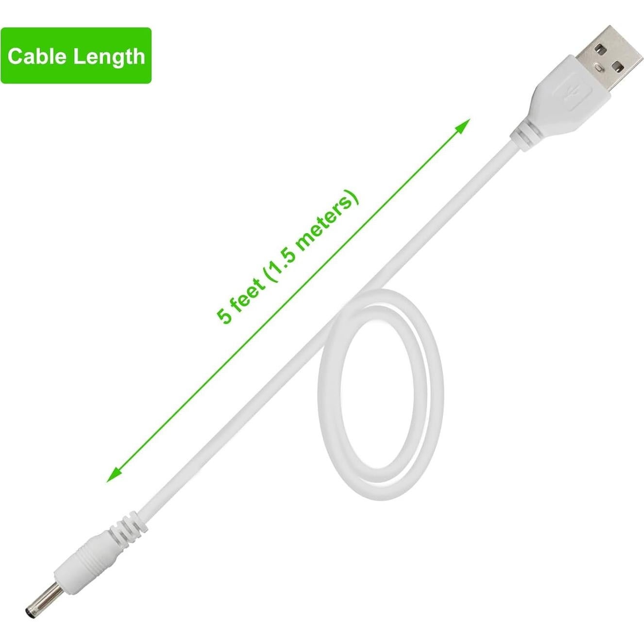Cable de Carga USB PDEEY para Cepillos de Dientes Eléctricos