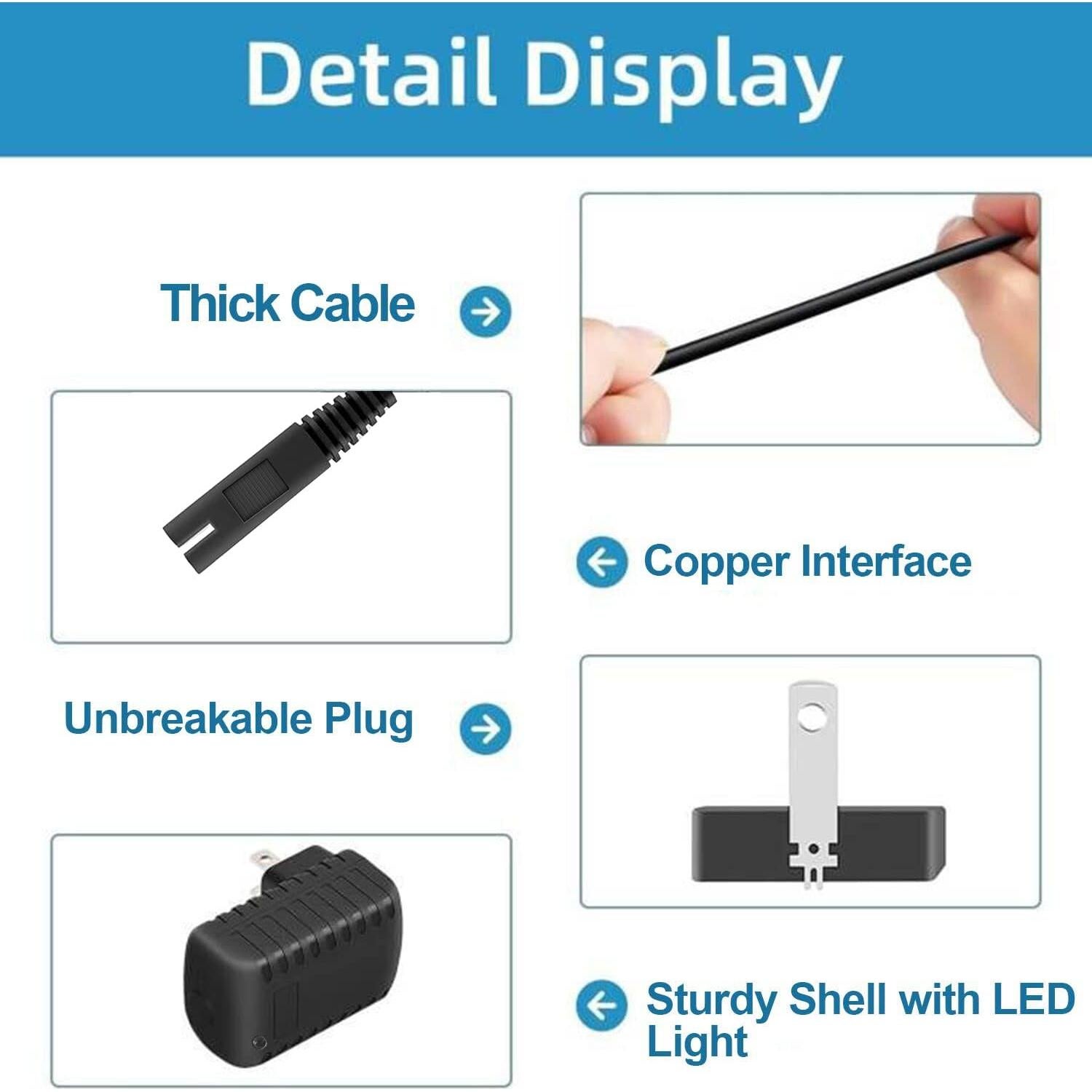 Cargador de Reemplazo YANZHI para Irrigador Waterpik WP-360