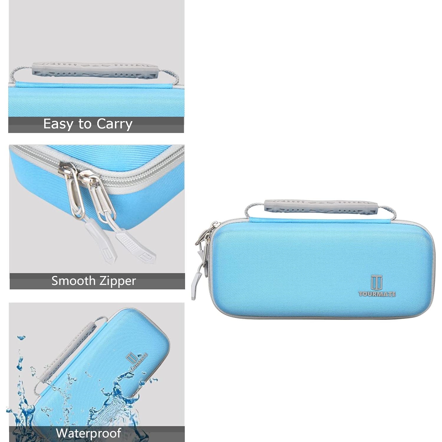 Funda Dura Waterpik WF-02 Azul - Protección EVA para Irrigador Dental