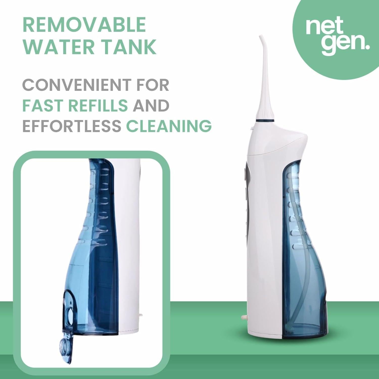 Irrigador Oral Inalámbrico NetGen FC159 con 3 Modos