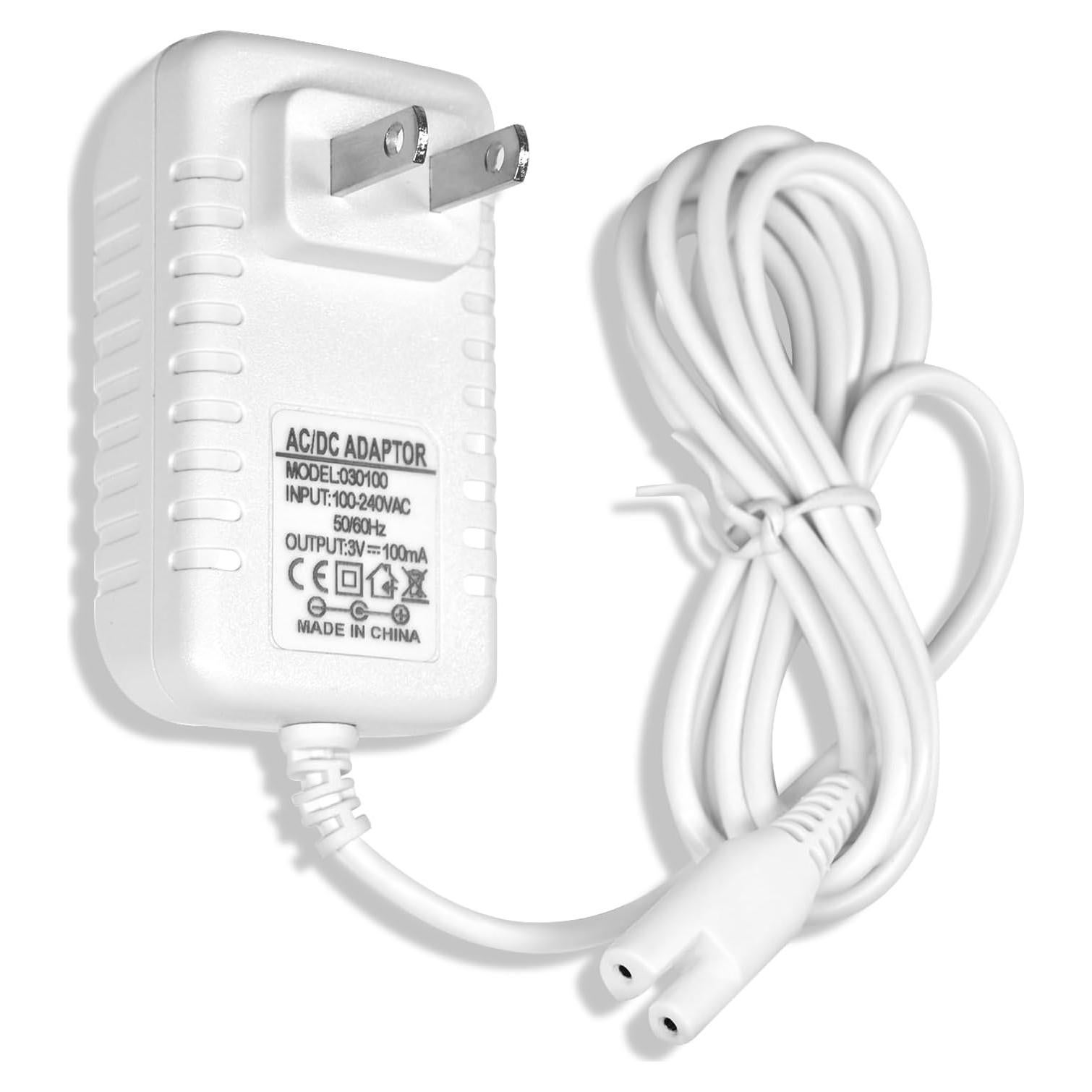 Cargador de Reemplazo Waterpik WP360 WP450 5FT Blanco