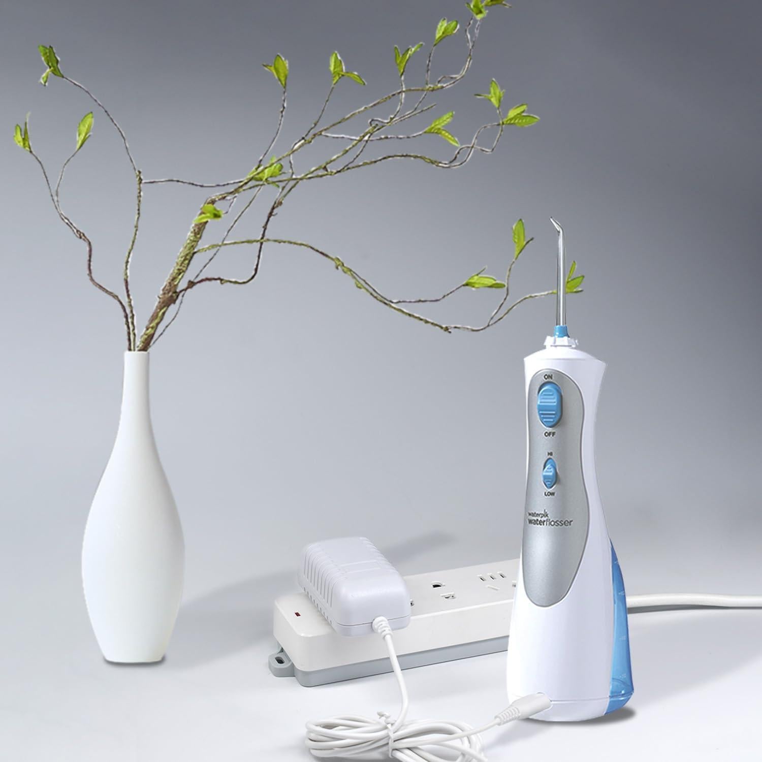 Cargador de Reemplazo Waterpik WP360 WP450 5FT Blanco