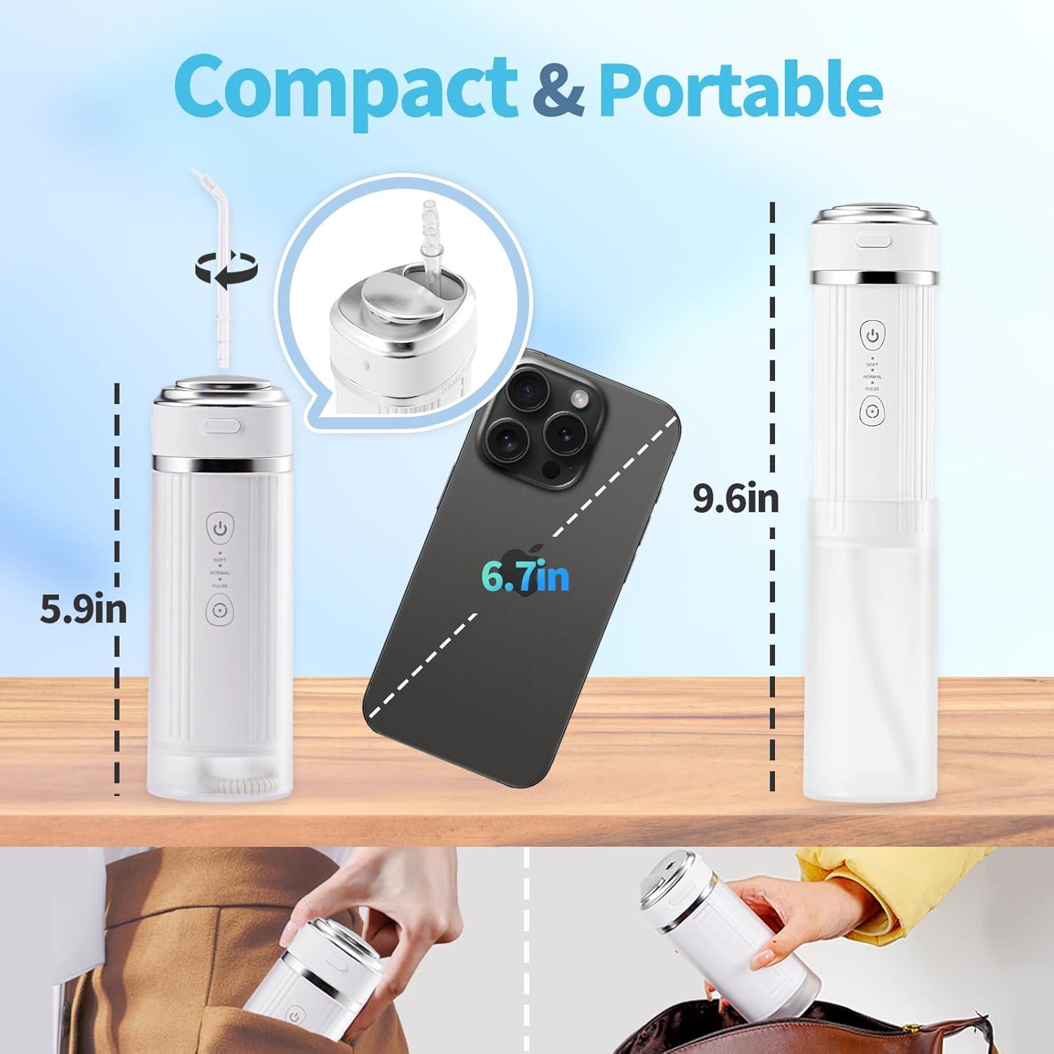 Hidrolimpiador Dental Luckin Smile Inalámbrico 250ml IPX7