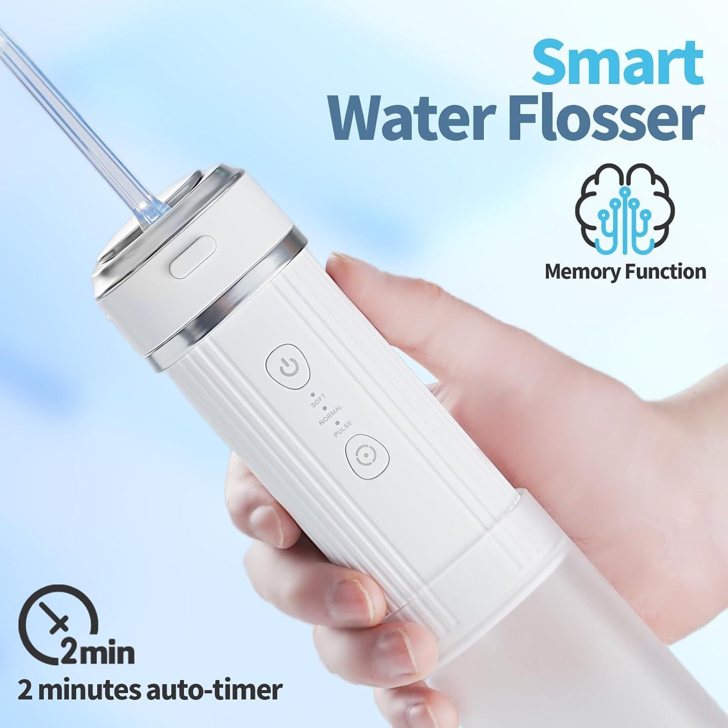 Hidrolimpiador Dental Luckin Smile Inalámbrico 250ml IPX7