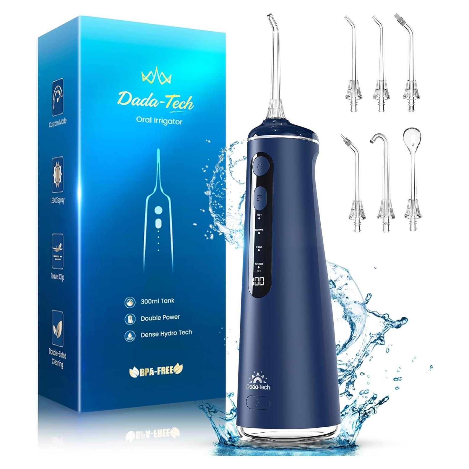Hilo Dental a Presión Dada-Tech Inalámbrico 300ml 8 Modos