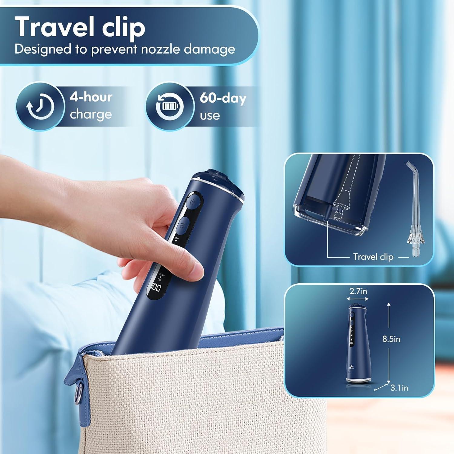 Hilo Dental a Presión Dada-Tech Inalámbrico 300ml 8 Modos