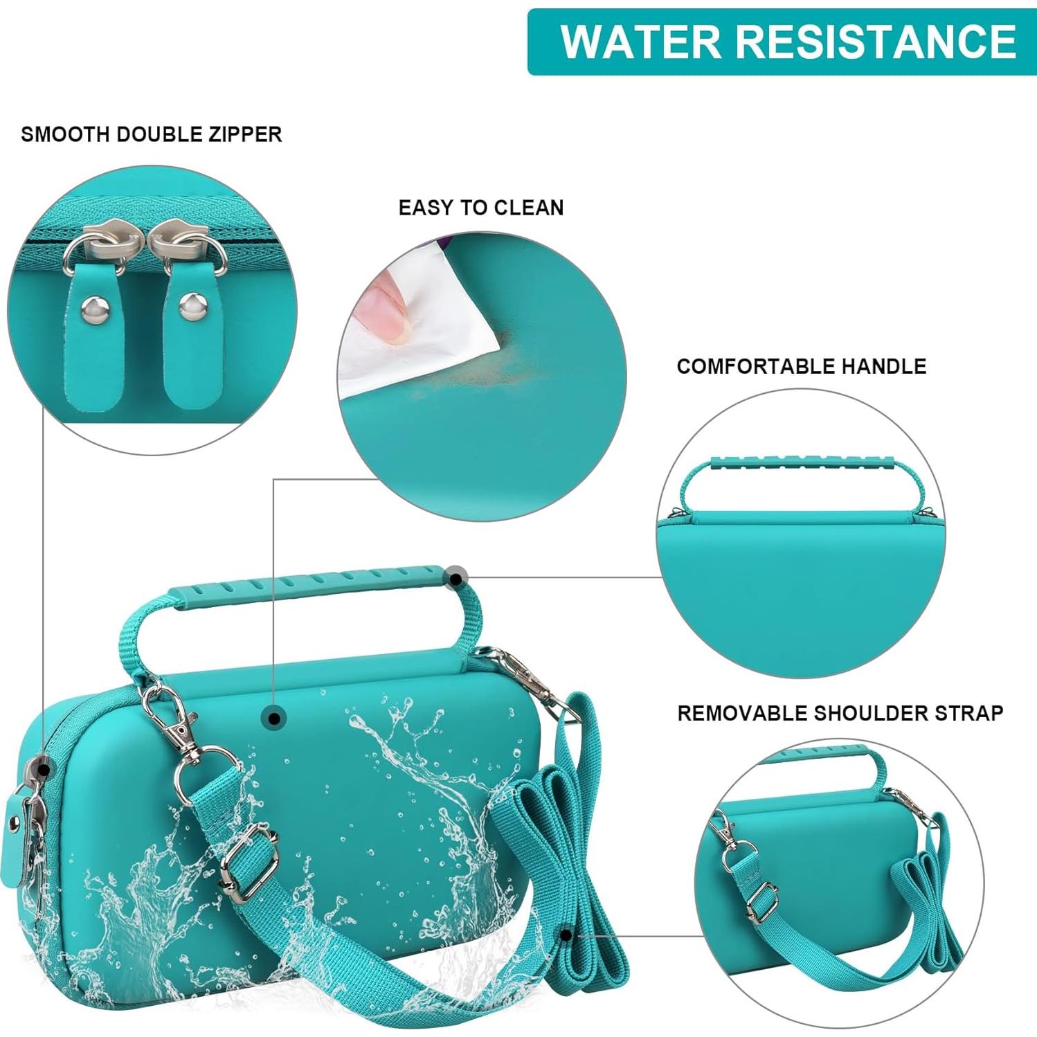 Funda Dura para Flosser de Agua Supmay Verde 21.95x12.06cm