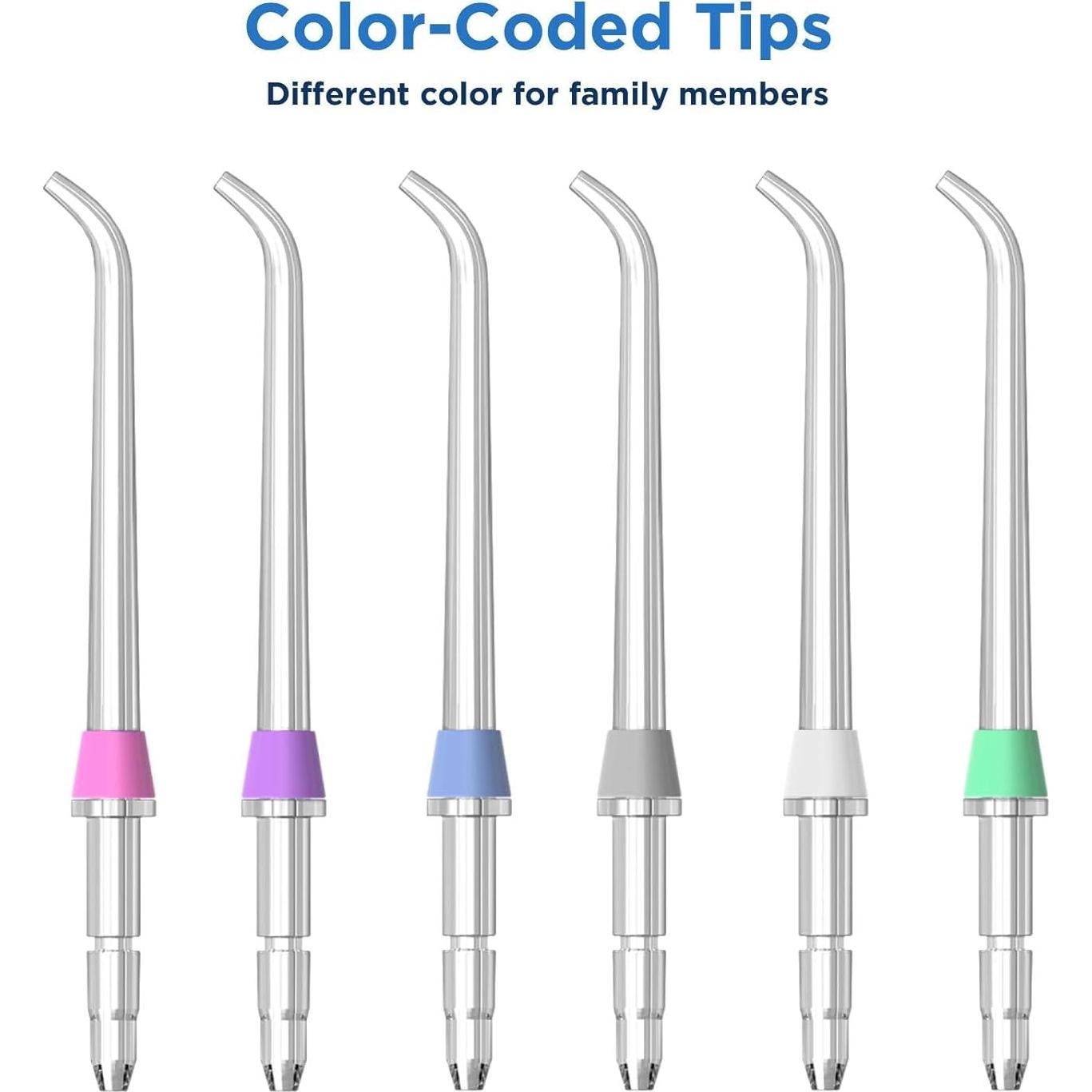 Puntas de Repuesto Waterpik 6 Clásicas para Irrigador Dental