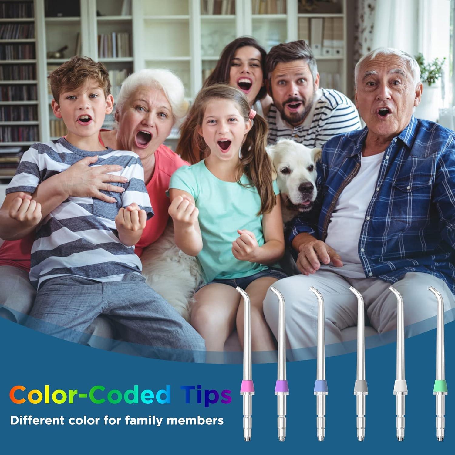 Puntas de Repuesto Waterpik 6 Clásicas para Irrigador Dental