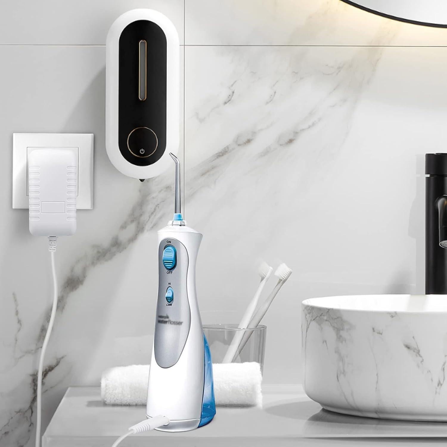 Cargador Reemplazo Waterpik WP360 WP462 WP450 1.5m Blanco