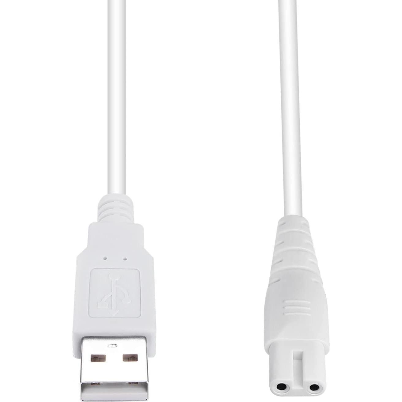 Cable de Cargador USB para Irrigador Oral SMAYS 2-Pack