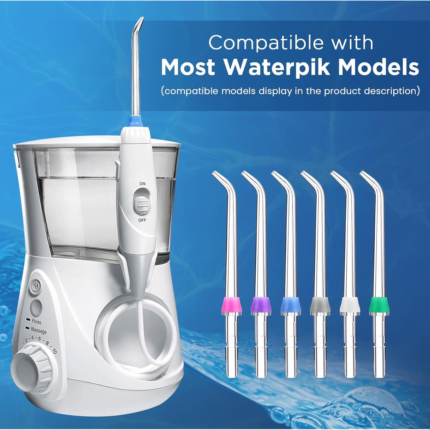 Cabezales de Reemplazo Waterpik - 6 Puntas de Chorro Clásico