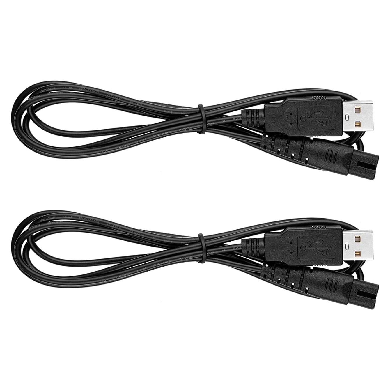 Cargador USB Reemplazo 2-Pack PDEEY para Irrigador Dental Inalámbrico