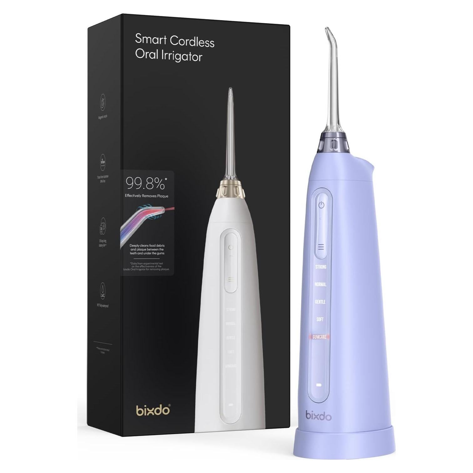 Irrigador Dental Inalámbrico Bixdo P50 - 5 Modos, 180ml