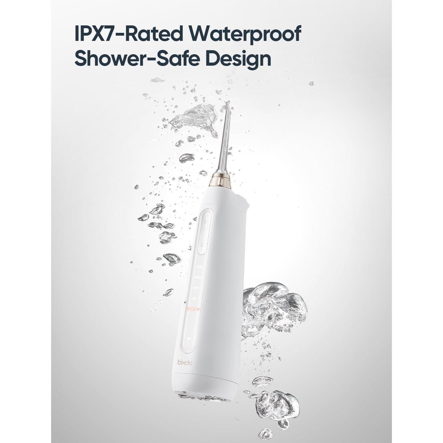 Irrigador Dental Inalámbrico Bixdo P50 - 5 Modos, 180ml